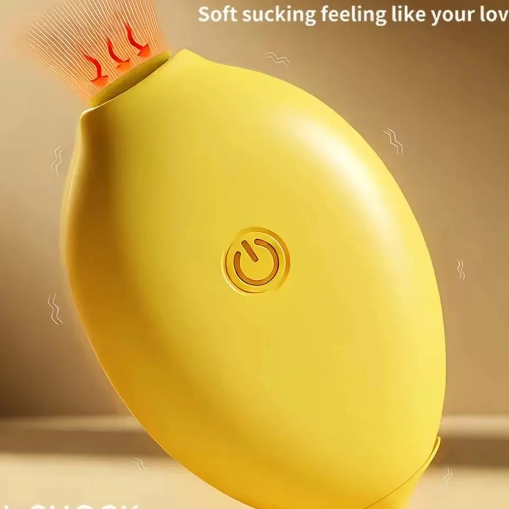 Lemon Vakum Menghisap Perangsang Klitoris dengan 10 Mod Menghisap Kuat Mainan Seks Dewasa Penggetar Oral Puting Wanita Kelentit Bergetar — image 2