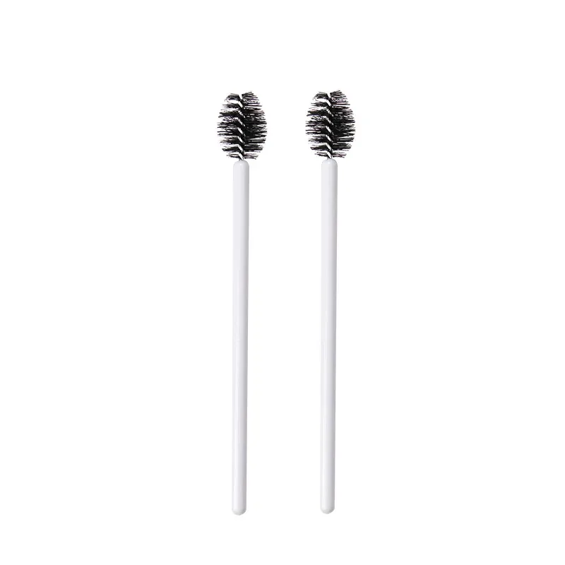 200 stk. Håndtag engangsvanddråbeform kosmetisk børste Nylon Mascara tryllestave Vipper Makeup Børster Øjenvippeforlængelse Værktøj — image 7