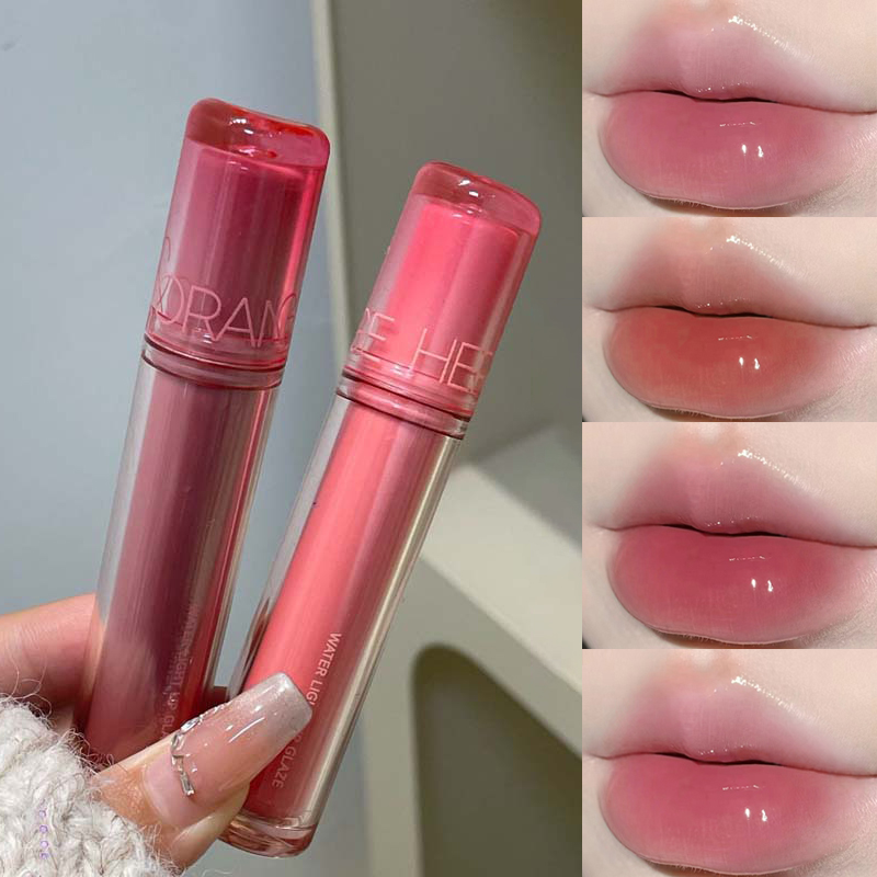 Pink Mirror Crystal Lip Gloss Makeup Water Glass Lip Glaze Plumping Waterproof Jelly Lip Tint Lipstick Moisturizing Beauty Lips — image 5