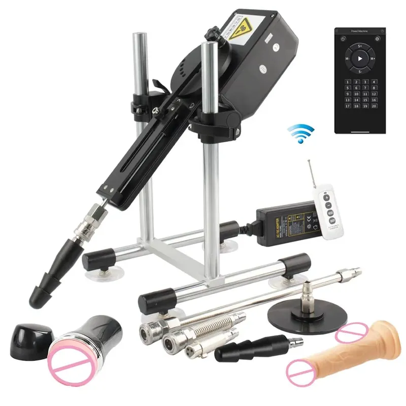 70W Automatic Telescopic SEX 3-9 ซม.ปรับจังหวะโลหะและDildoสิ่งที่แนบมาผู้ใหญ่ส่วนบุคคลสำหรับคู่ชายหญิง — image 23