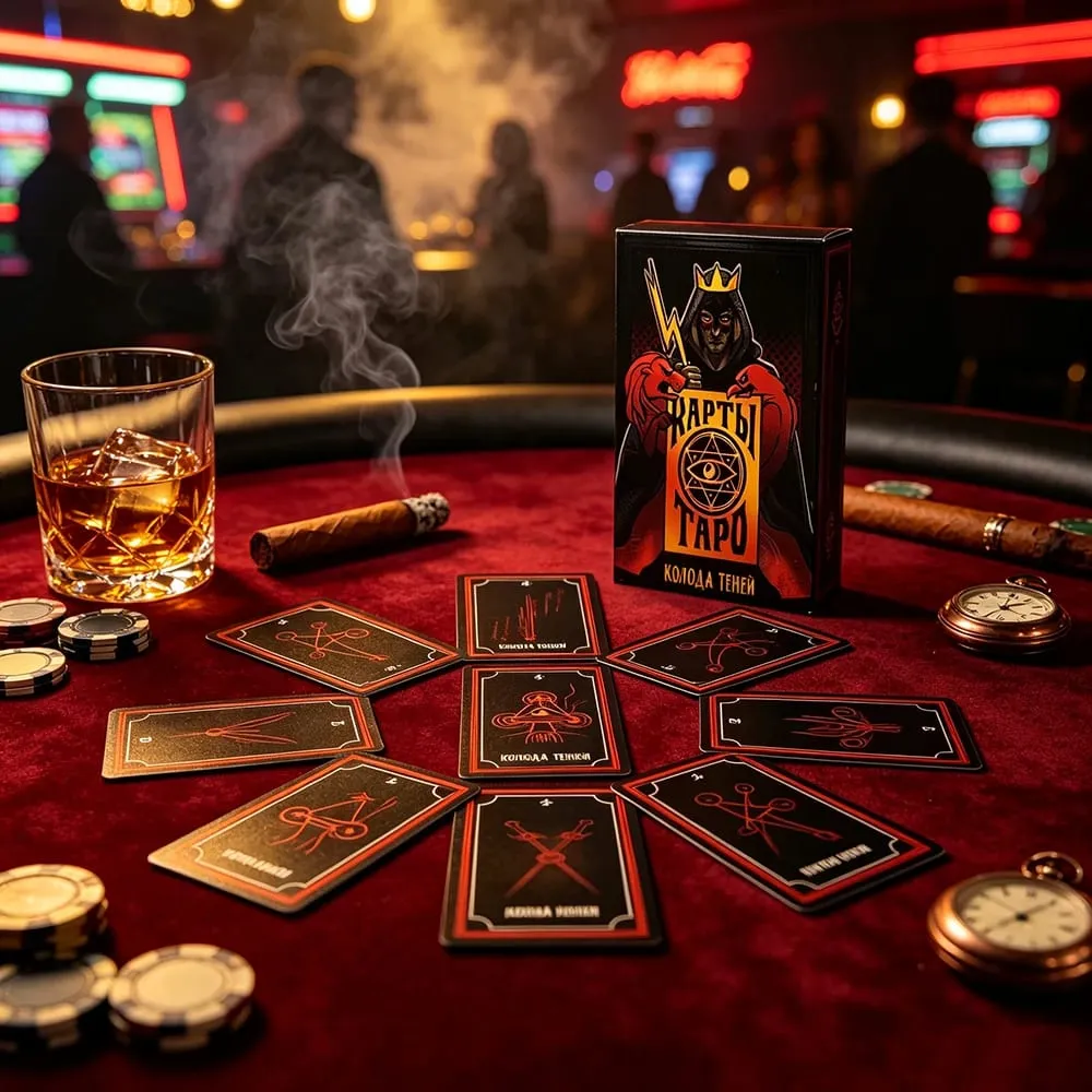 Versione russa Tarocchi Carte A 78 Mazzi Carte Divinazione del Destino Gioco da tavolo Gioco con guida per principianti Regali di Halloween — image 4