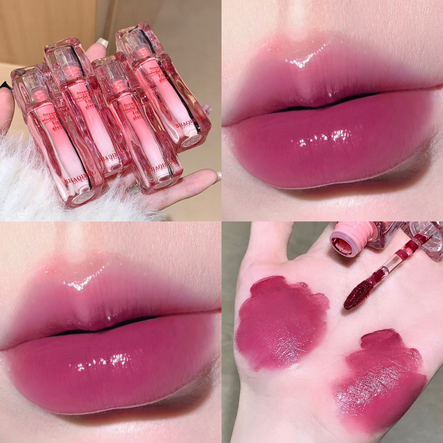 Water Gloss Lip Glaze Mirror Moisturizing Plump Non-stick Cup Jelly Transparent Liquid Lipstick Long-Lasting Tint Oil Lip Makeup — image 10