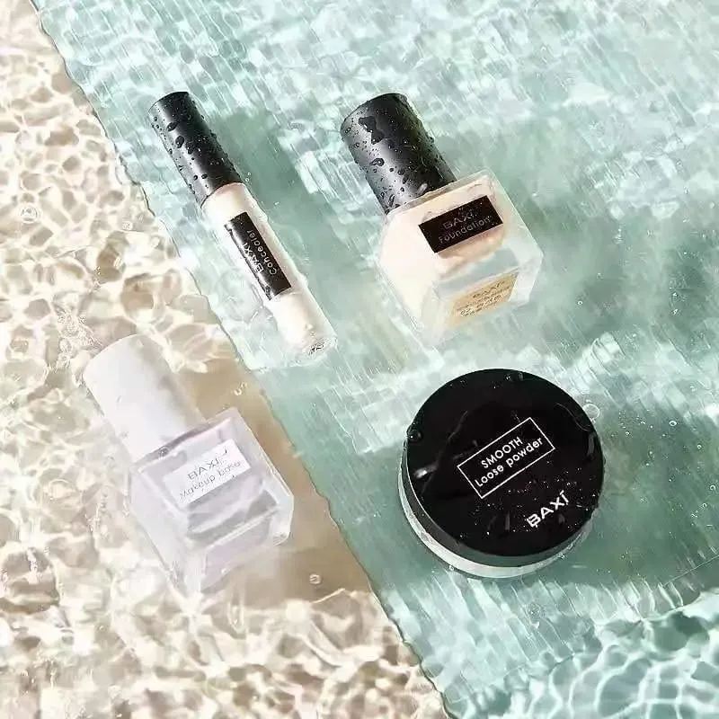 Maquillaje en polvo facial, base de maquillaje mate, crema para rostro, corrector profesional de círculo oscuro, crema correctora líquida cosmética — image 6
