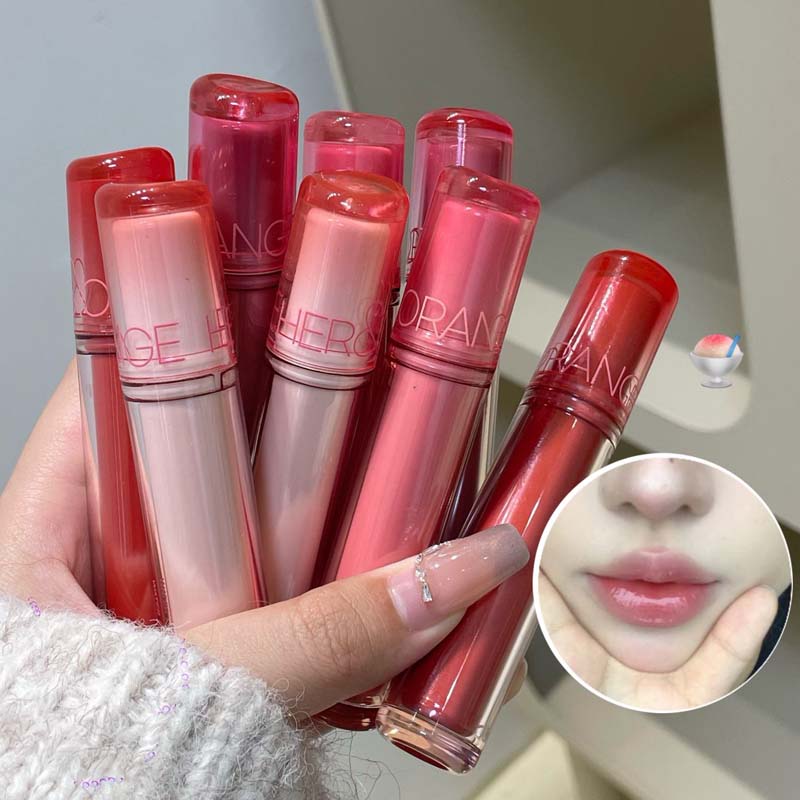 Pink Mirror Crystal Lip Gloss Makeup Water Glass Lip Glaze Plumping Waterproof Jelly Lip Tint Lipstick Moisturizing Beauty Lips — image 6
