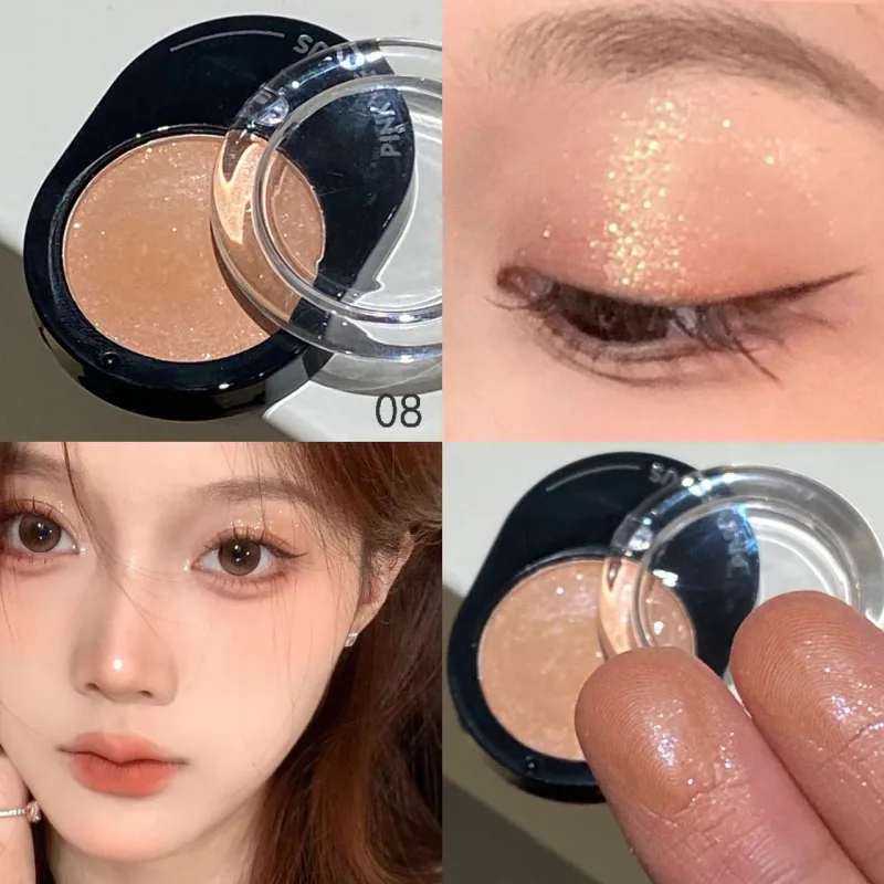 12 colori diamante brillante ombretto cosmetici lunga durata setosa facile da colorare perla luce illuminante ombretto tavolozza di trucco — image 14