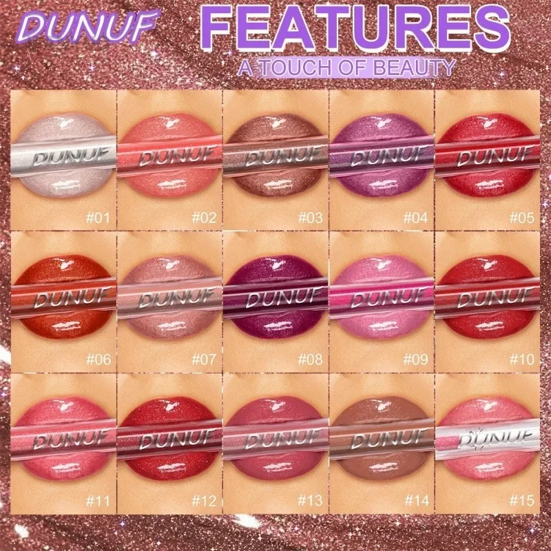 1pc Metallico Rossetto Liquido di Lunga Durata Glitter Lip Smalto Impermeabile Idratare Marrone Lip Tinta Lucido Shimmer Lipgloss Trucco — image 7