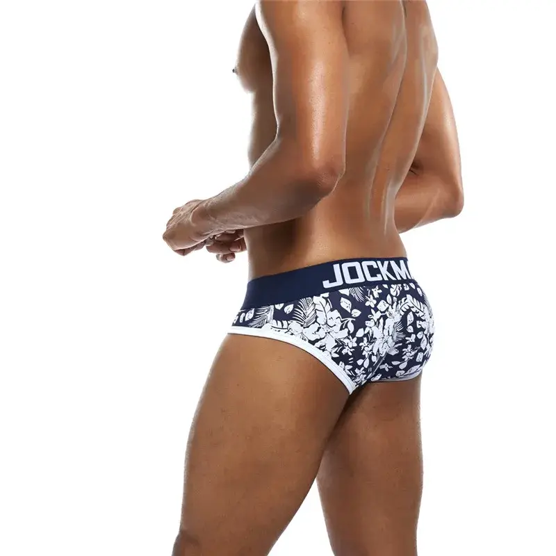 Men Underwear Briefs Cotton Printed Sexy Men Boxer Brief Slips Cueca Masculina Panties Calcinha Calzoncillos Hombre Breathable — image 2