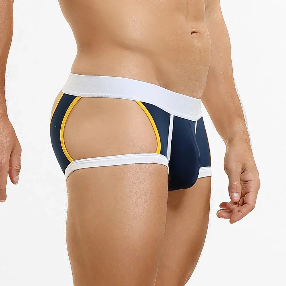 Slip plat taille basse en forme de U pour hommes, sous-vêtements tendance, Design léger, vêtements intérieurs confortables pour hommes — image 19