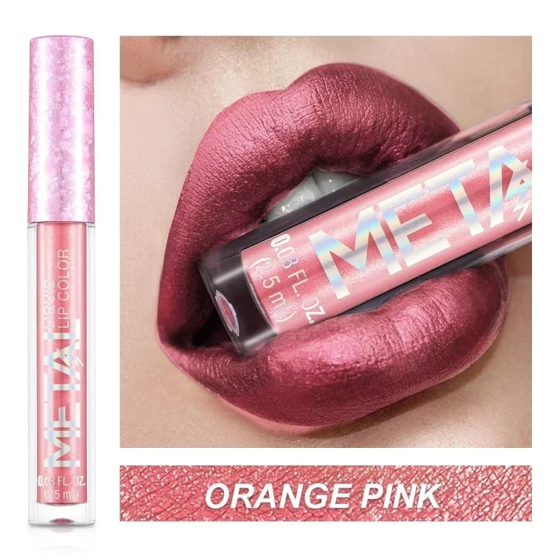 METALLIC Matte Liquid ลิปสติก Waterproof Long Lasting Non-Stick CUP Matte Shimmer Glitter Lip GLOSS ผู้หญิงแต่งหน้า 12 สี — image 15