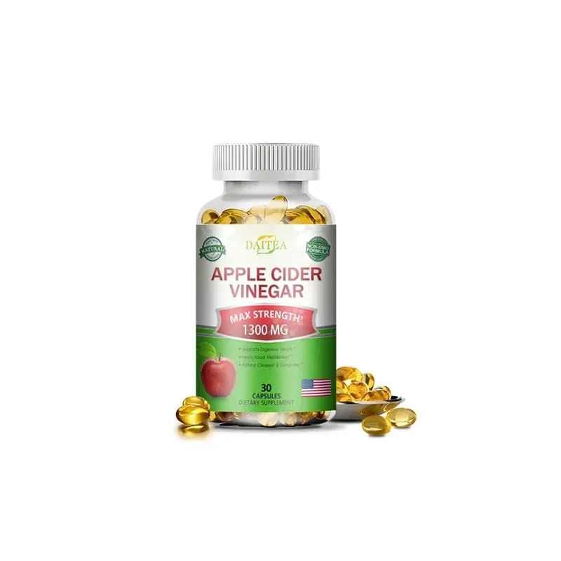 Daitea apple cider vinegar capsules support obesity-prone body management burn fat and inhibit fat accumulation — image 9