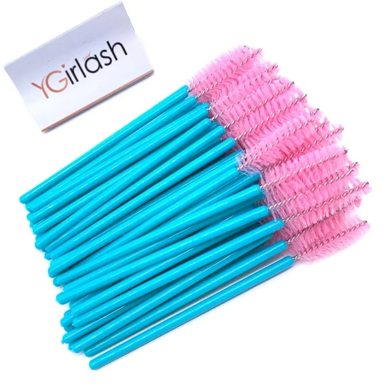 YGirlash 50Pcs Lash Swans Aplikator Bulu Mata Kristal Pemegang Berlian Pakai Nilon Tongkat Maskara Berus Alat Kosmetik — image 20