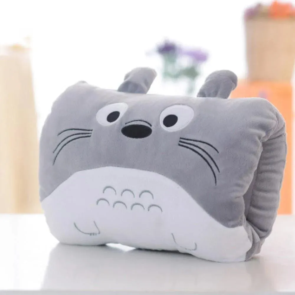 Coussin créatif chauffant pour les mains, cadeau en peluche, ours rose, oreiller en peluche pour enfants, gants chauffants pour les mains, oreiller de sieste de dessin animé pour adultes — image 2