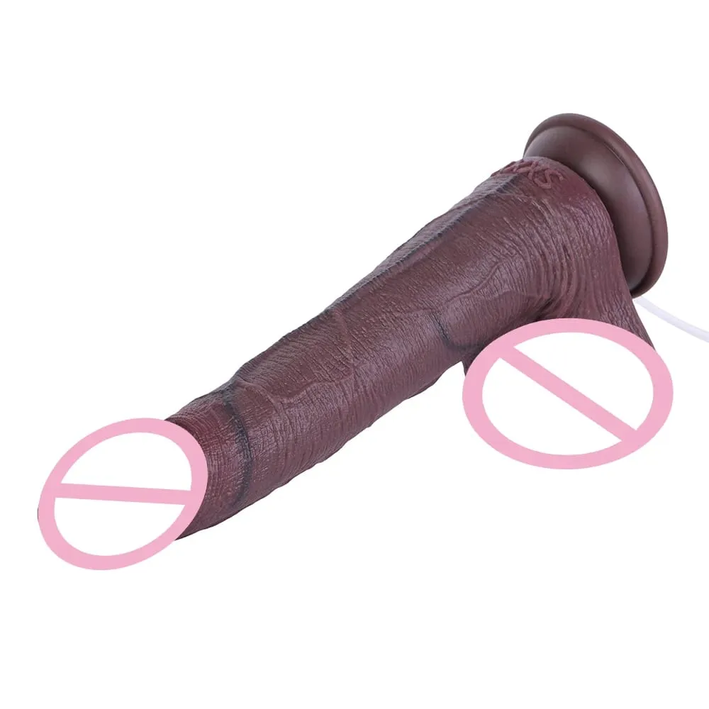 Silicone Sống Động Như Thật Hai Lớp Xuất Tinh Dương Vật Squirting Dài Dương Vật Giả Có Mút Hậu Môn Đồ Chơi Dành Cho Nam Nữ Masturbator — image 3