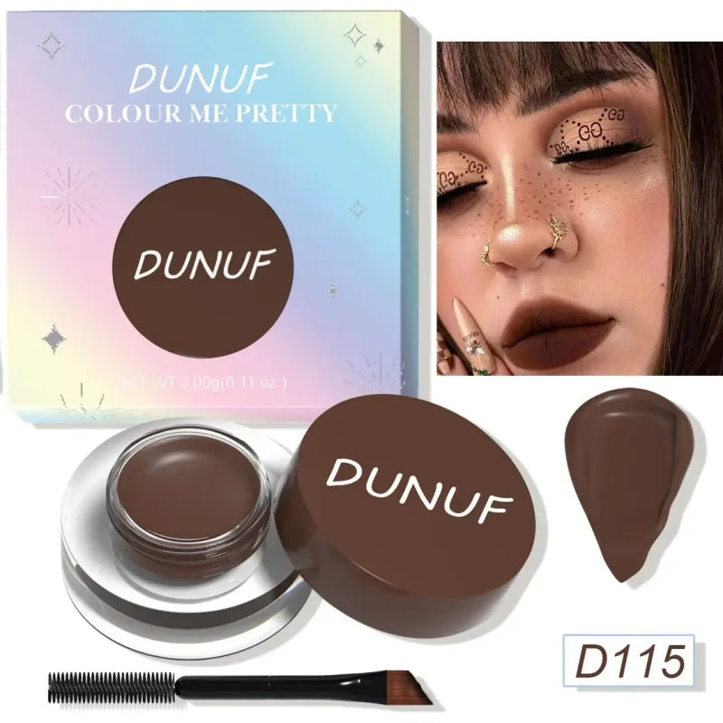 Wasserdichte und langlebige matte Lidschatten-Eyeliner-Creme, 12-farbige Augenbrauen-Färbecreme, Multifunktions-Gesichtsfarbe, Creme-Make-up — image 12