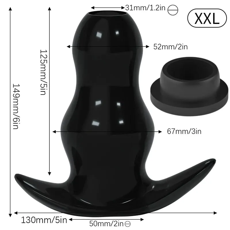 5 velikostí dutý anální kolík/dilatátor/dildo Soft Speculum Sada análních kolíků pro masáž prostaty Intimní/klystýrové sexuální hračky pro ženy Muži Gay — image 8