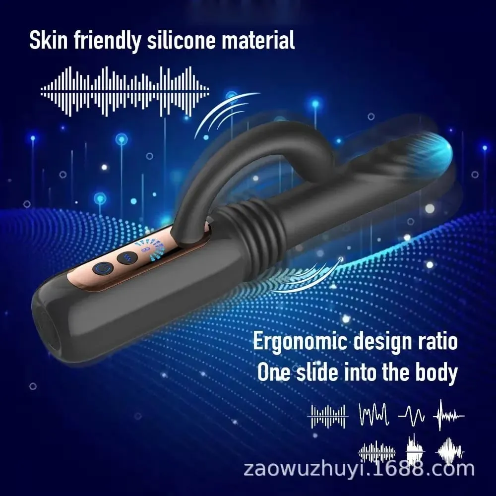 7 Machine sexuelle télescopique, gode vibrateur, 30MM, étirement automatique, Rechargeable avec ventouse, jouets sexuels pour adultes pour femmes — image 3