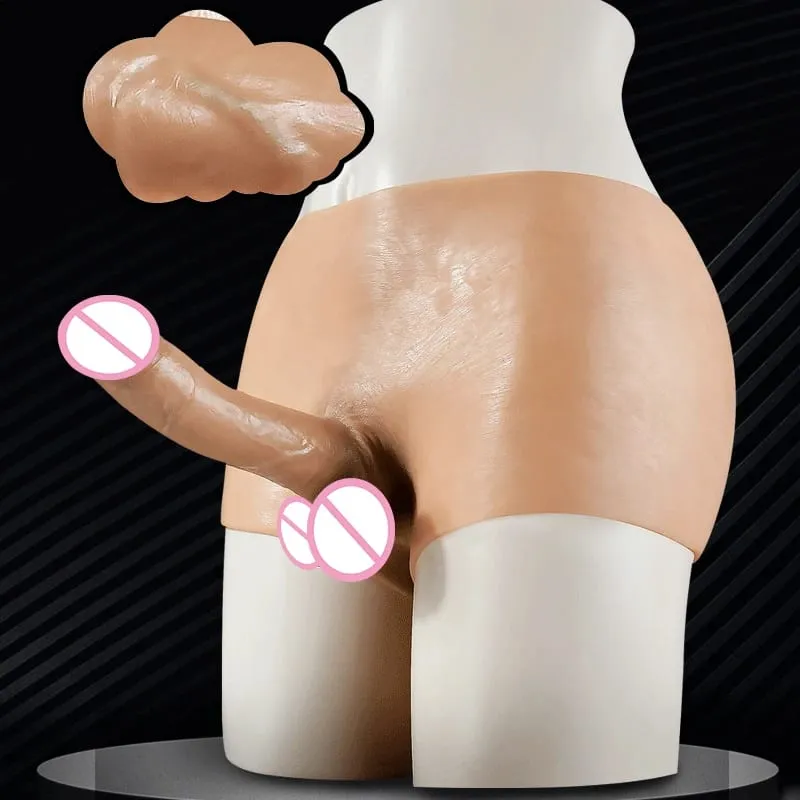 Strapon Strapon Pegging in silicone per donne Pantaloni per pene Masturbatori Pene Realistici Dildo Giocattoli sessuali per donne Lesbiche Adulti 18+ — image 3