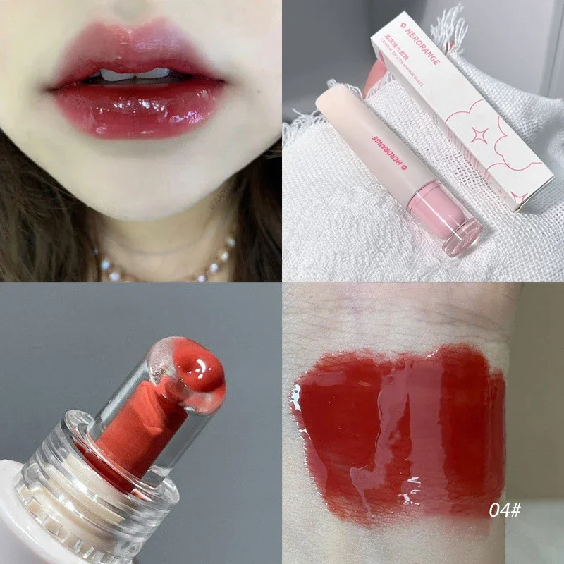 Kristall Gelee Lip Gloss Spiegel Wasser Flüssigkeit Lippenstift Feuchtigkeitsspendende Langlebig Sexy Lip Plumper Lip Tint Make-Up Koreanische Kosmetik — image 12