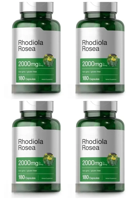 Ekstrak Akar Rhodiola Rosea 2000mg Suplemen Diet Herbal Setara 180 Kapsul — image 10
