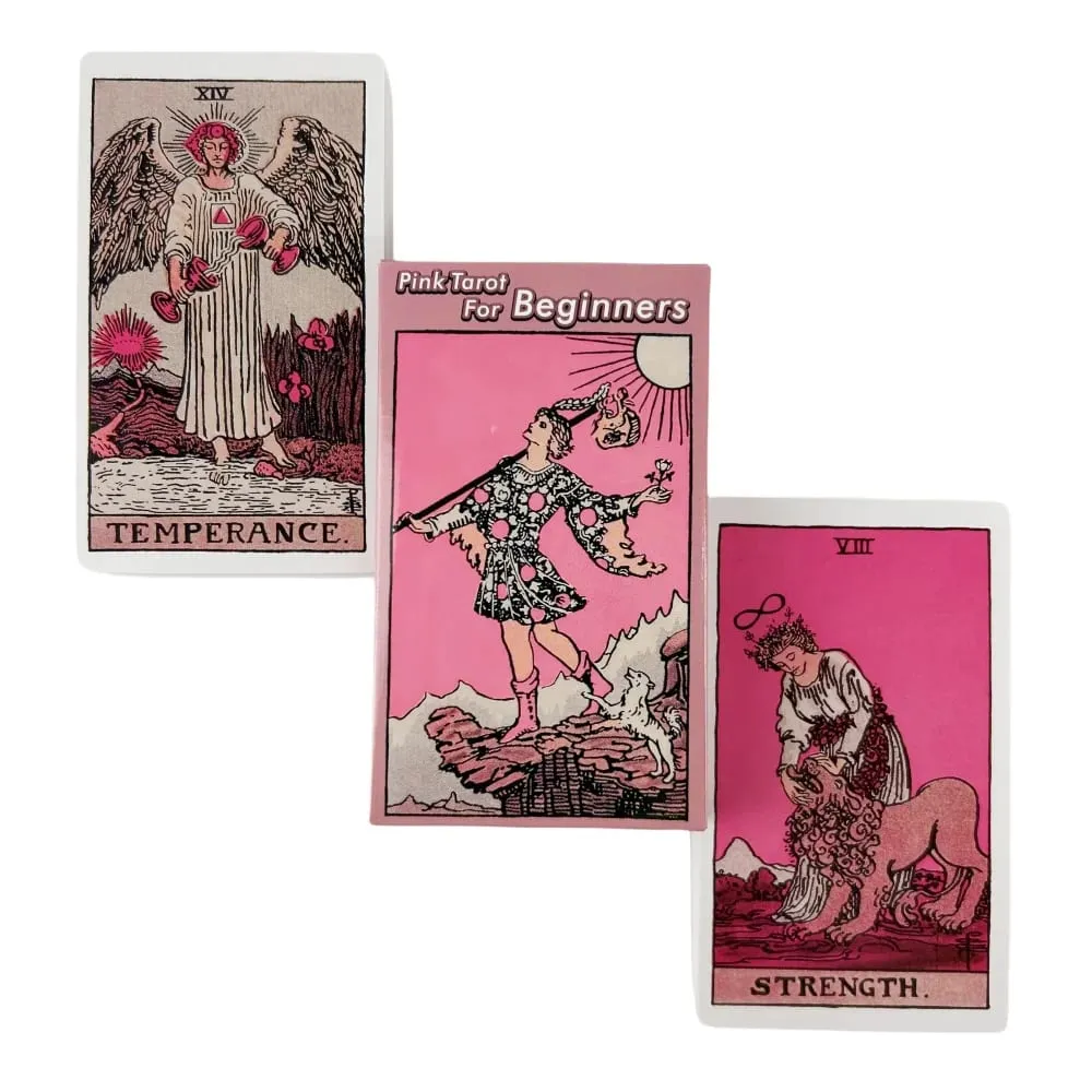 Rider 78pcs Tarot Cards Deck Set for Beginners,Prophecy Divination Deck Family Party Game Tarot Cards Deck