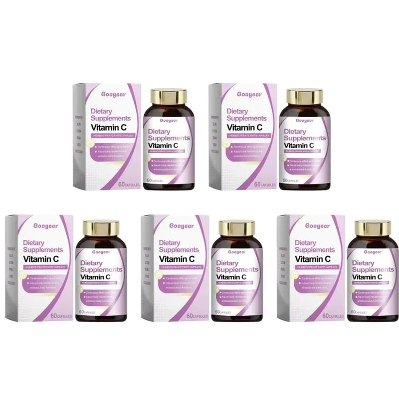 Capsules de vitamine C, 60 capsules de supplément nutritionnel quotidien, format pratique pour le bien-être général et un mode de vie sain — image 10