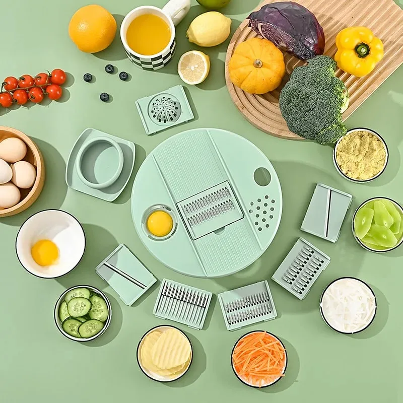 Multifunktionell grönsakssallad Dehydrator Grönsaksskärare Hushållsgurka och potatisskivor Avloppskorg Frukt Avlopp Vatten — image 3