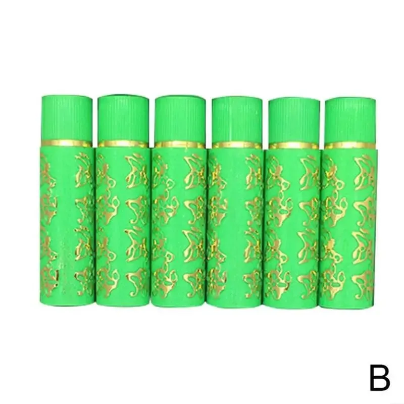 Farveskiftende læbestift Langtidsholdbar balsam Mørkegrøn Magic Lipgloss Butterfly Lip Tint Kosmetik Makeup Læbestift 6 stk/sæt — image 8
