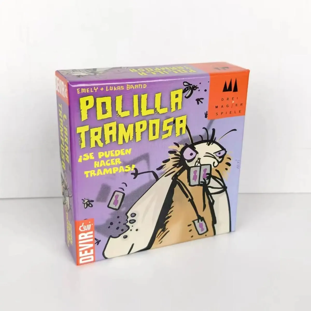 Mogel Motte Polilla Tramposa Kartenspiel Devir-Spiel Cheating Moth / Royal Xiaoqiang Cheating Moth & Interessantes Virus-Kartenspiel