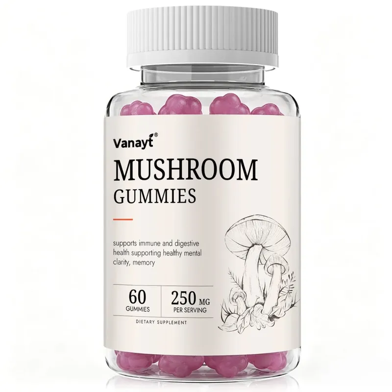250mg Mushroom Super Blend Complex - Brain Nervous System Health and Memory Supplements Immunity Sleep Energy Mood Support