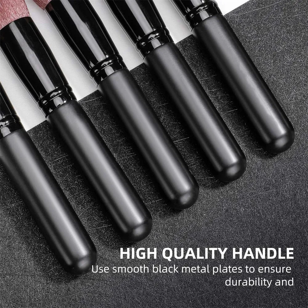 Juego de brochas de maquillaje profesional, 14-16 Uds., Kit de maquillaje Premium, base de pelo sintético, sombras de ojos potentes, herramientas de belleza para mezclar — image 6