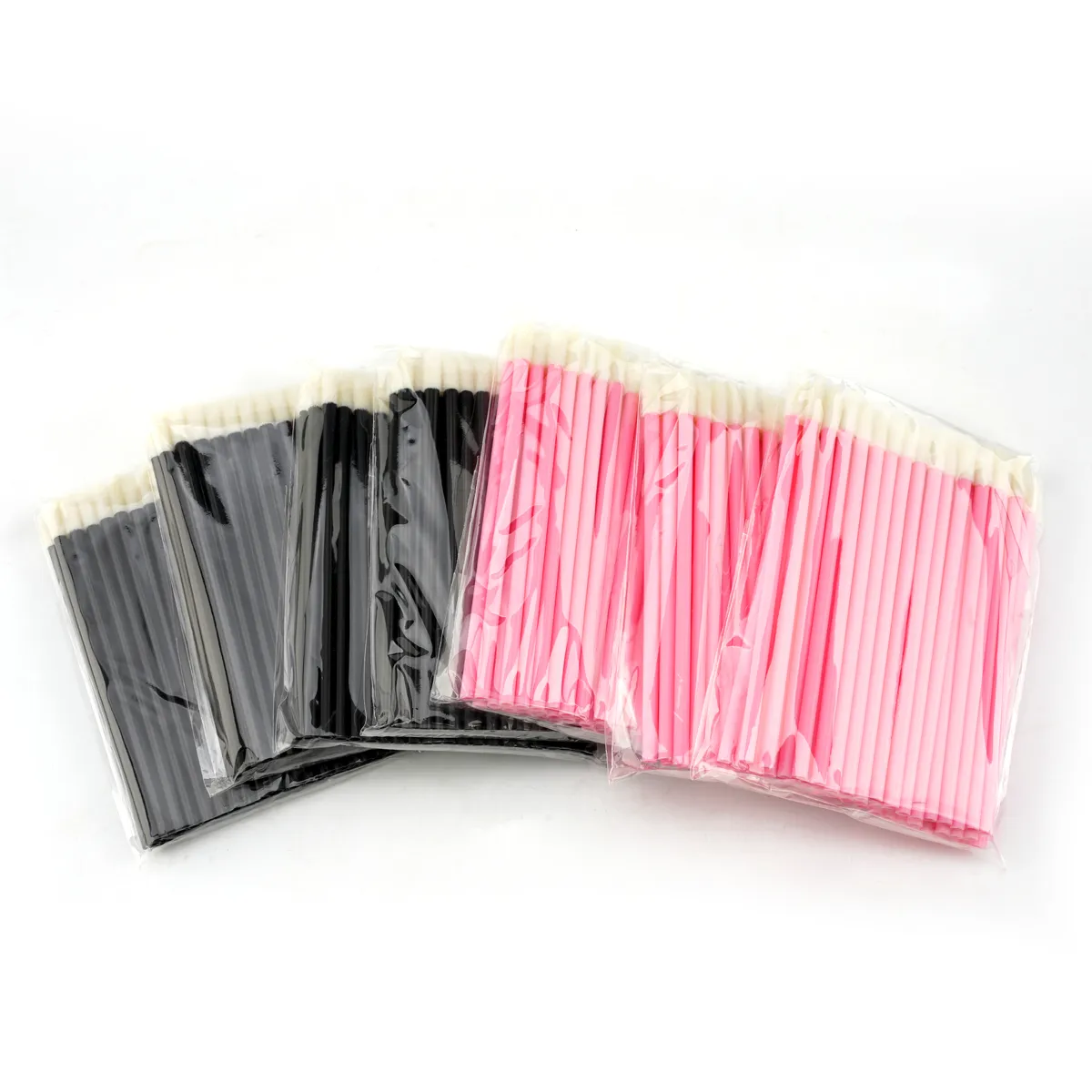 5/50/100Pcs Lip Brush เครื่องสำอางค์แปรงแต่งหน้าแบบพกพาลิปสติก Applicator ขายส่งแปรงลิปสติก Professional Make Up Tools — image 5
