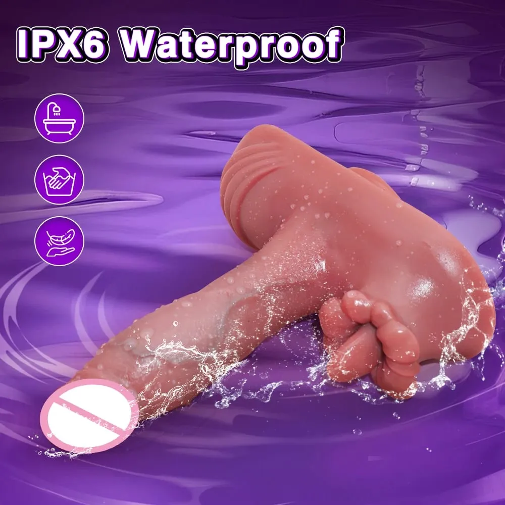Realistischer Dildo-Vibrator, Sitzen und Fahren, 6-in-1, vibrierende Fernbedienung, Vagina, Anal, G-Punkt, Klitorisstimulator, Sexspielzeug für Frauen — image 6