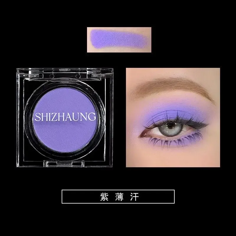Chamäleon-Lidschatten-Puder, einfarbig, matt, schimmernd, metallischer Glitzer, Gothic, Hochglanz, hohe Farben, feines, blitzdauerndes Augen-Make-up