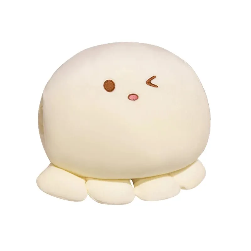 35 ซม.Octopus หมอน Plush ตุ๊กตา Ball Shape สัตว์น้ำมืออุ่นหลุมอุ่นน่ารัก Face Plushie กลับสนับสนุน — image 5