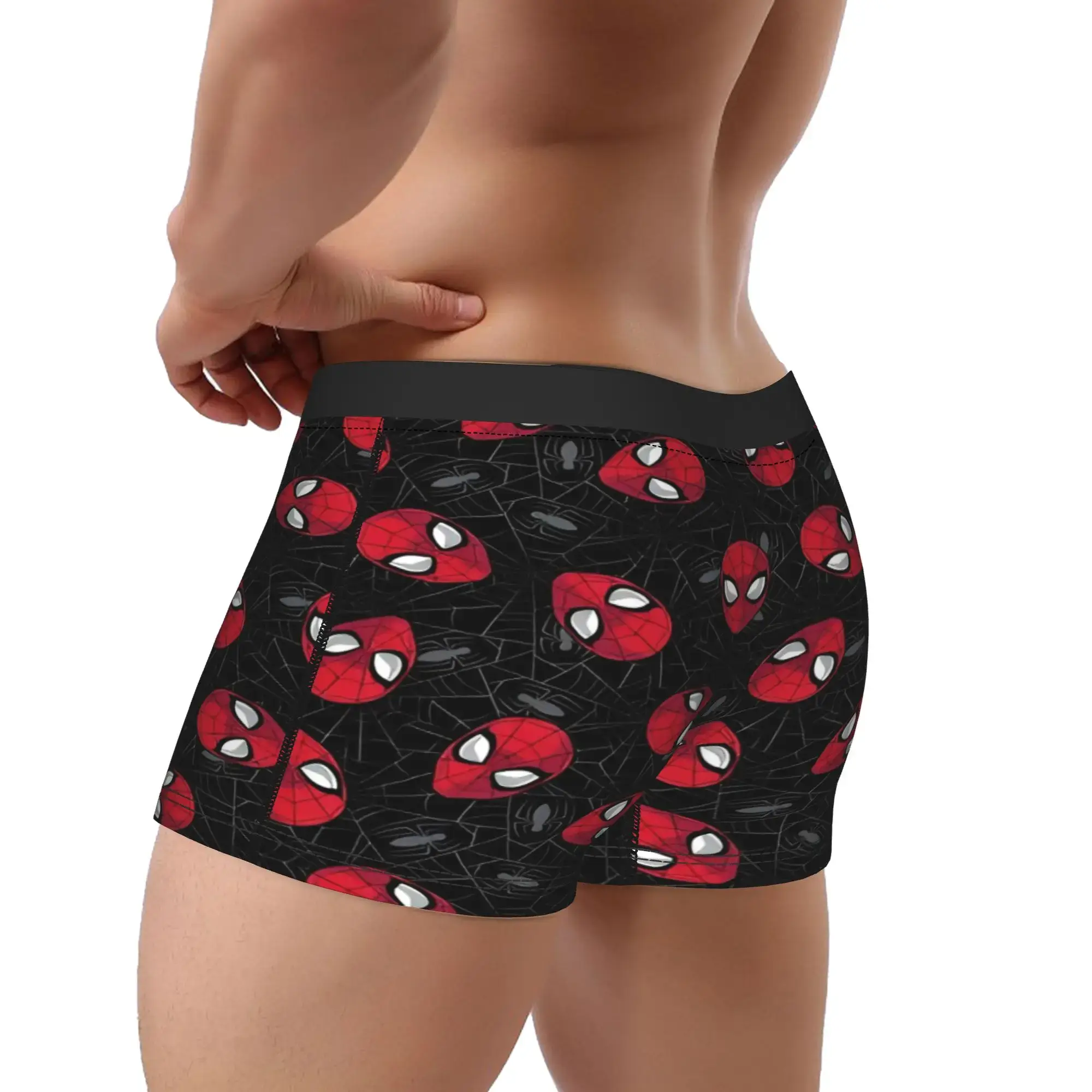 S-araignées héros sous-vêtements hommes Shorts slips classique tronc qualité impression grande taille caleçons — image 3