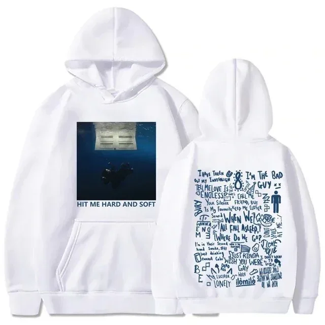Hit Me Hard and Soft Tour Hoodie Billie Pullover Men Singer Graphic Printing Autumn Winter Fleece Sweatshirts for Fans — image 12