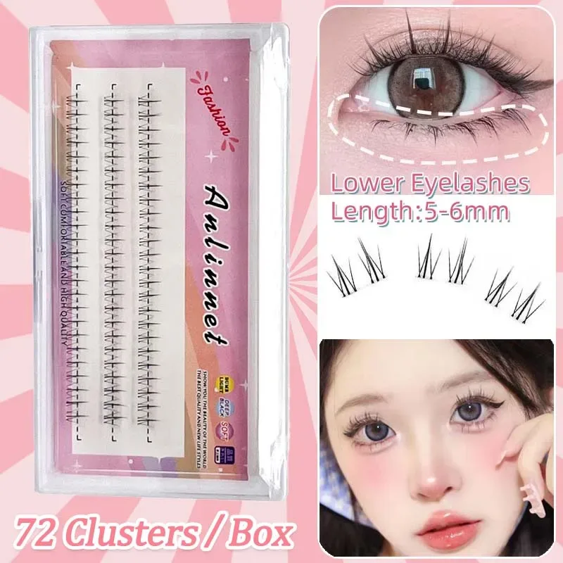 10 rows/12 rows eye black natural mascara extension cluster natural volume personal eye black mixing tray eye black DIY mascara — image 9
