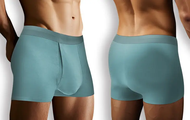 Men's Breathable Underwear Front Open Hole with Adjustable Ring Sheath Boxers Foreskin Long Therapy Enhanced Man Boxers Briefs — image 5