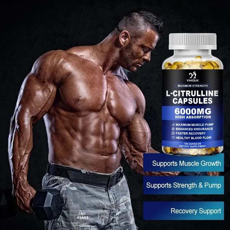 Kapsul L-citrulline Premium dengan Gelatin Citrulline Potensi Tinggi Mendukung Kesehatan Kapal Meningkatkan Latihan Mempercepat Perbaikan Otot — image 5