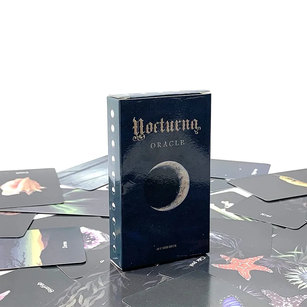 Nová Nocturna Oracle Deck A 48 ks karet Oracle Mystické umělecké dílo Odolné a přenosné Perfektní pro duchovní vedení a sběratele — image 3