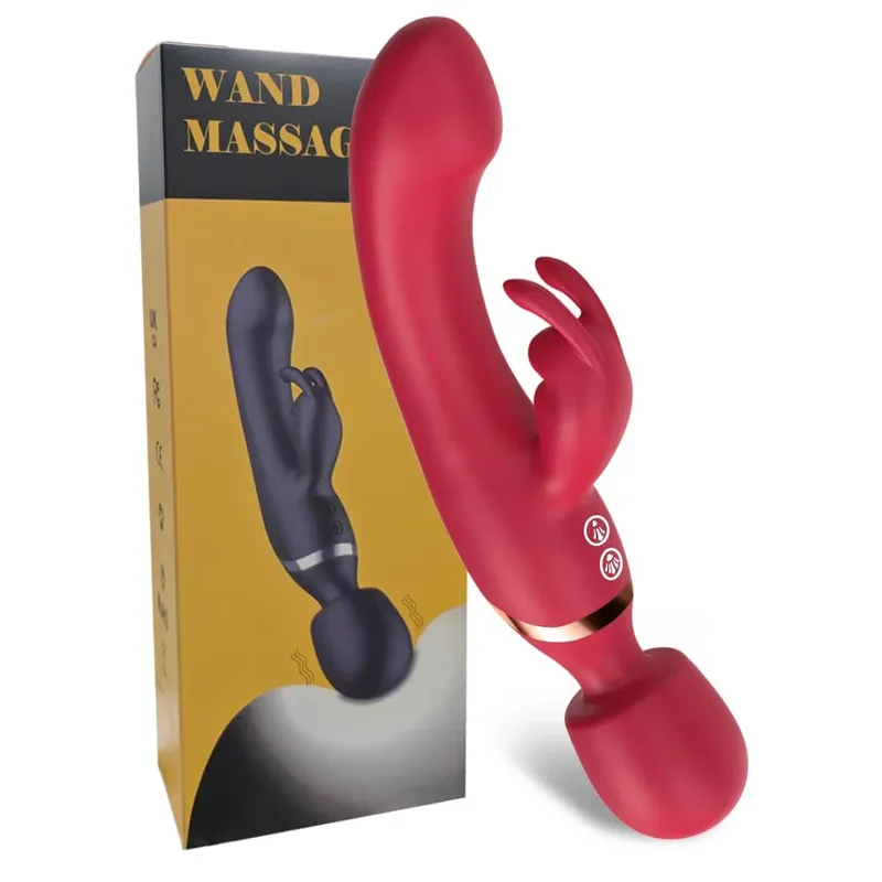 3 IN 1 เครื่องสั่นกระต่าย AV Sex Machine 10 โหมดสั่น Magic Wand Clit Stimulator G Spot ช่องคลอดนวดเพศของเล่นสำหรับคู่ — image 11