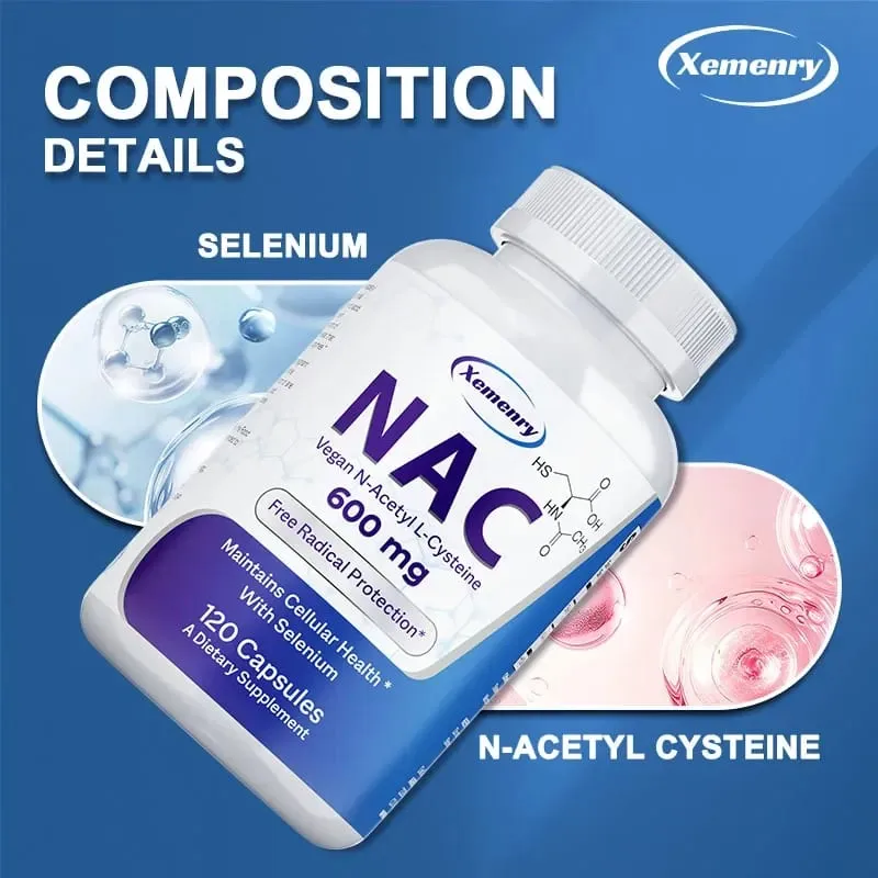 NAC - Promotes Cleansing Detoxification and Repair Reduces Lipids Brightens Skin Improves Joints and Hair and Anti-aging — image 4