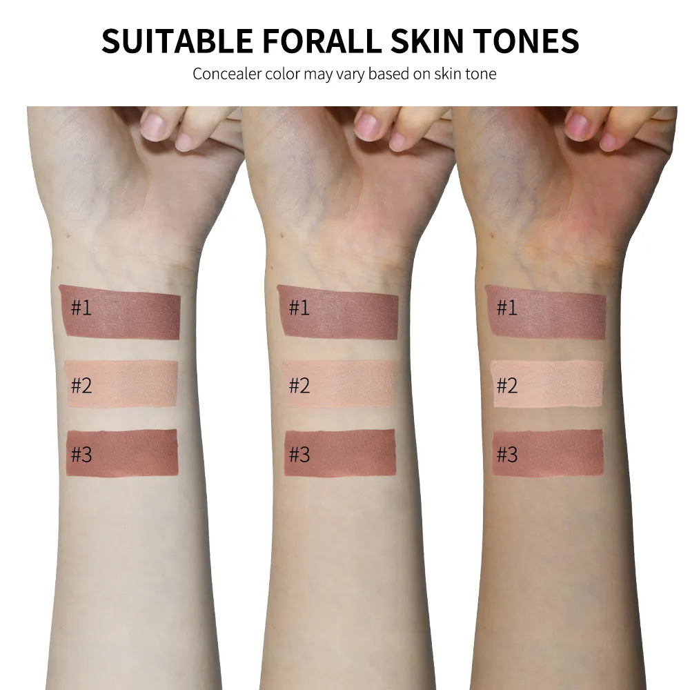 Lakerain Under Eye Brightener Concealer Cream Crema idratante illuminante Concealing Evidenziazione Copertura Cosmetici per la correzione del colore — image 4
