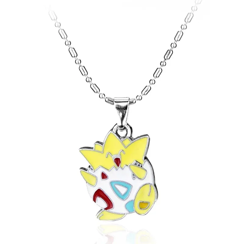Collana con ciondolo a sfera Cartoon Pokémon Periferia Pikachu Accessori per donne Uomini Regali — image 3