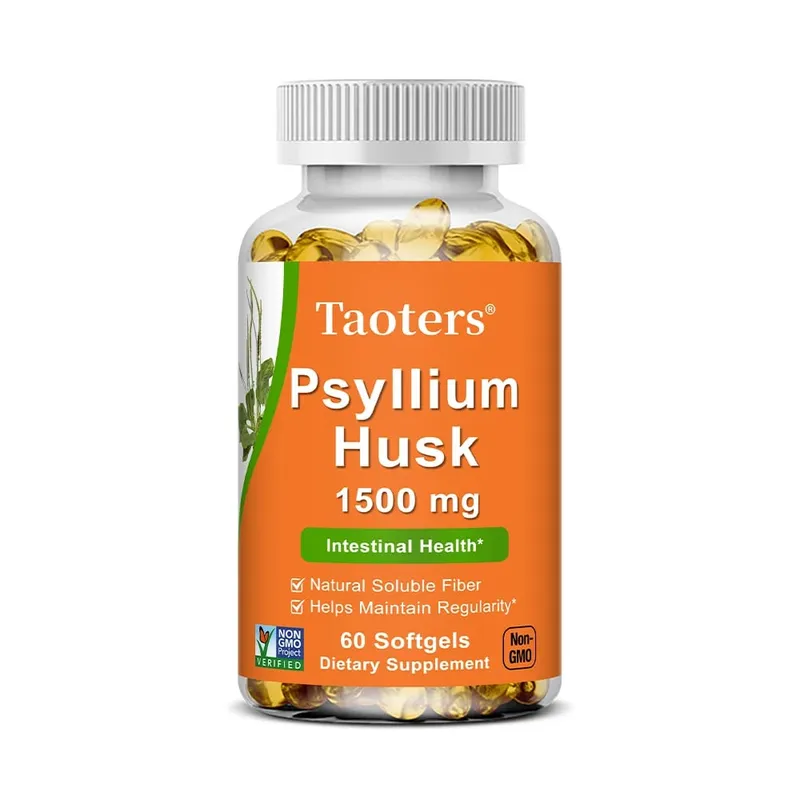 Psyllium Husk Supplement-Natural Soluble Fiber Promotes Digestion Supports Immunity and Promotes Intestinal Health 120 Capsules — image 9