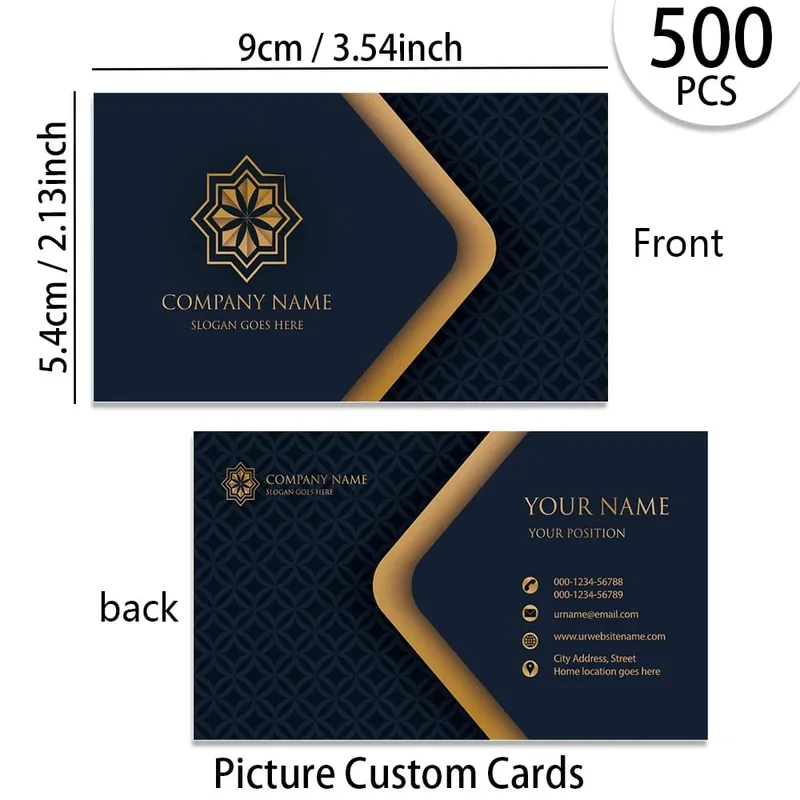 200/500/1000pcs ปรับแต่งการ์ดส่วนบุคคลธุรกิจการ์ดอะคริลิคกล่องเก็บ Matte ฟิล์มขอบคุณคำเชิญ — image 6