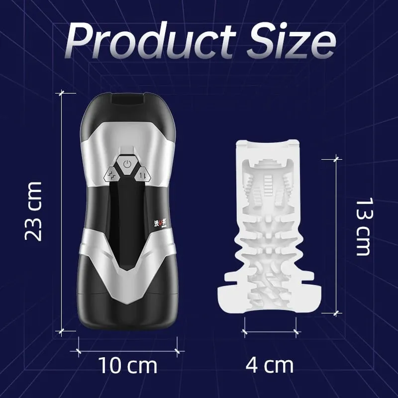 DRY WELL Automatic Male Masturbator Hands Free Pocket Pussy Vibrating Machine Electric Thrusting Cup Realistic Vagina Sex Toy — image 4