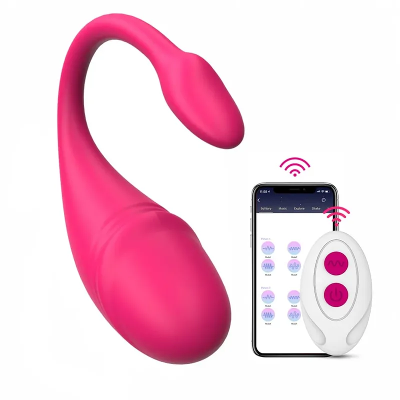 9 طرق البيض السائل سيليكون للنساء الأزواج G بقعة البظر المهبل هزاز بلوتوث APP التحكم عن بعد الجنس لعب الكبار
