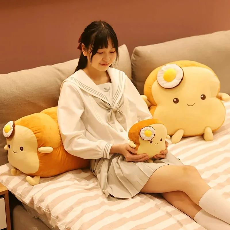 Oreiller en peluche créatif pour Toast, 25CM, mignon, pain doux Kawaii, jouet en peluche, Simulation de nourriture, poupée, oreiller de sommeil, coussin, cadeau pour enfants — image 5