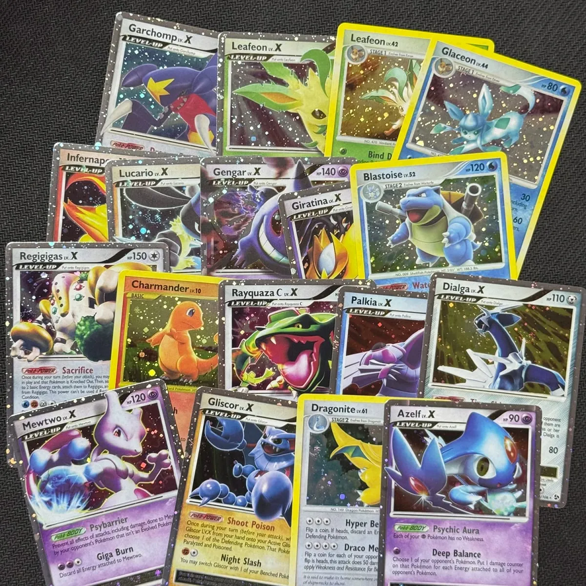 Cartes proxy Dragonite Legends Awakened Charmander Stormfront Gengar LV.X Rayquaza C Leafeon Majestic Dawn Blastoise Holo — image 2